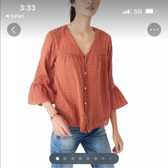 J Crew sweater & Madewell top - Picture 6 of 9